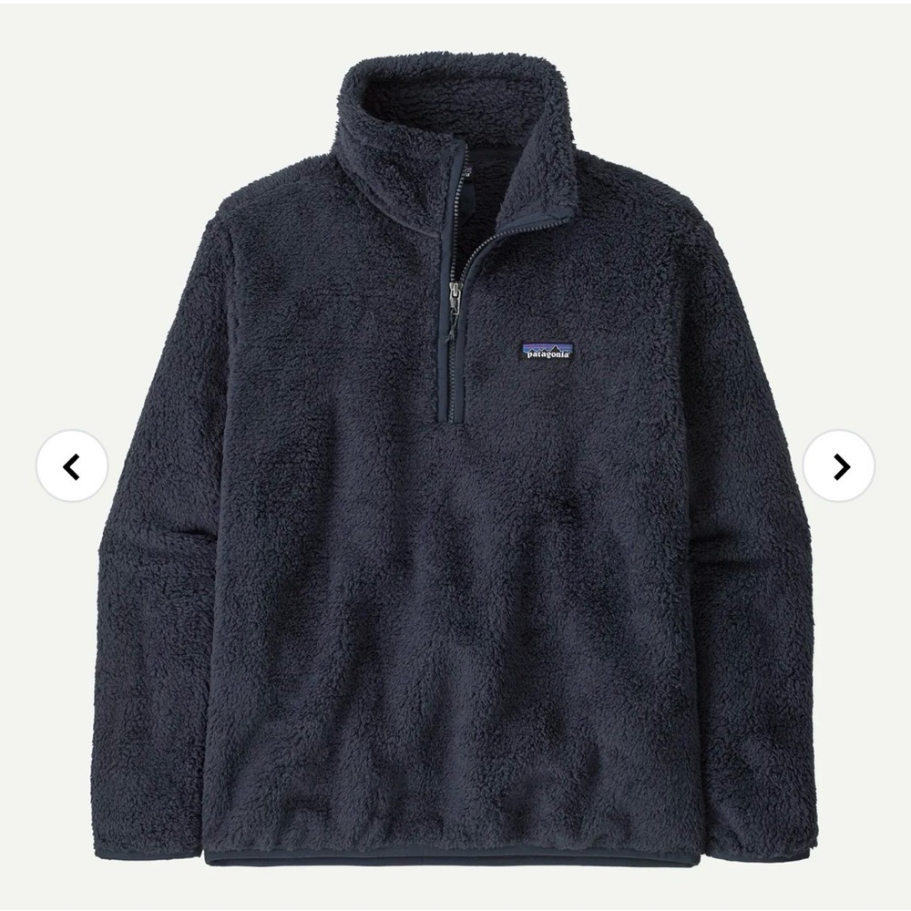 Patagonia Sunken Blue Los Gatos Women's High-Pile Fleece Half-Zip Pullover